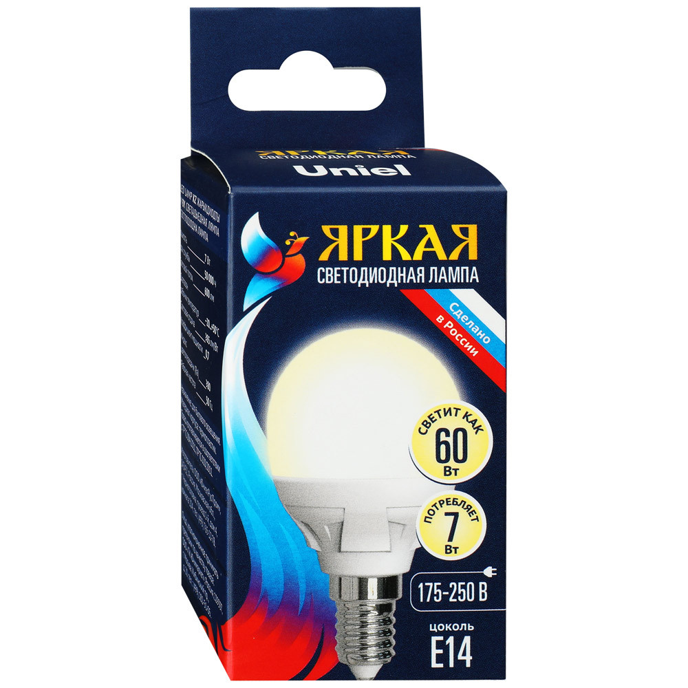 

Лампа Uniel Led Е14 7W