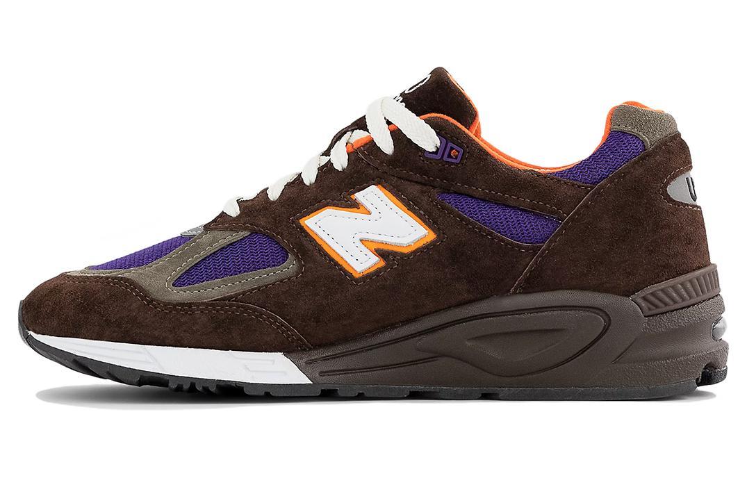 

Кроссовки унисекс New Balance NB 990 V2 коричневые 47.5 EU, Коричневый, NB 990 V2