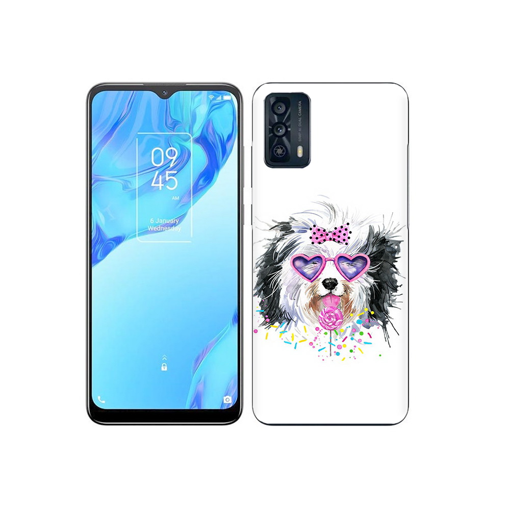 

Чехол MyPads Tocco для TCL 20B пушистик, Прозрачный, Tocco