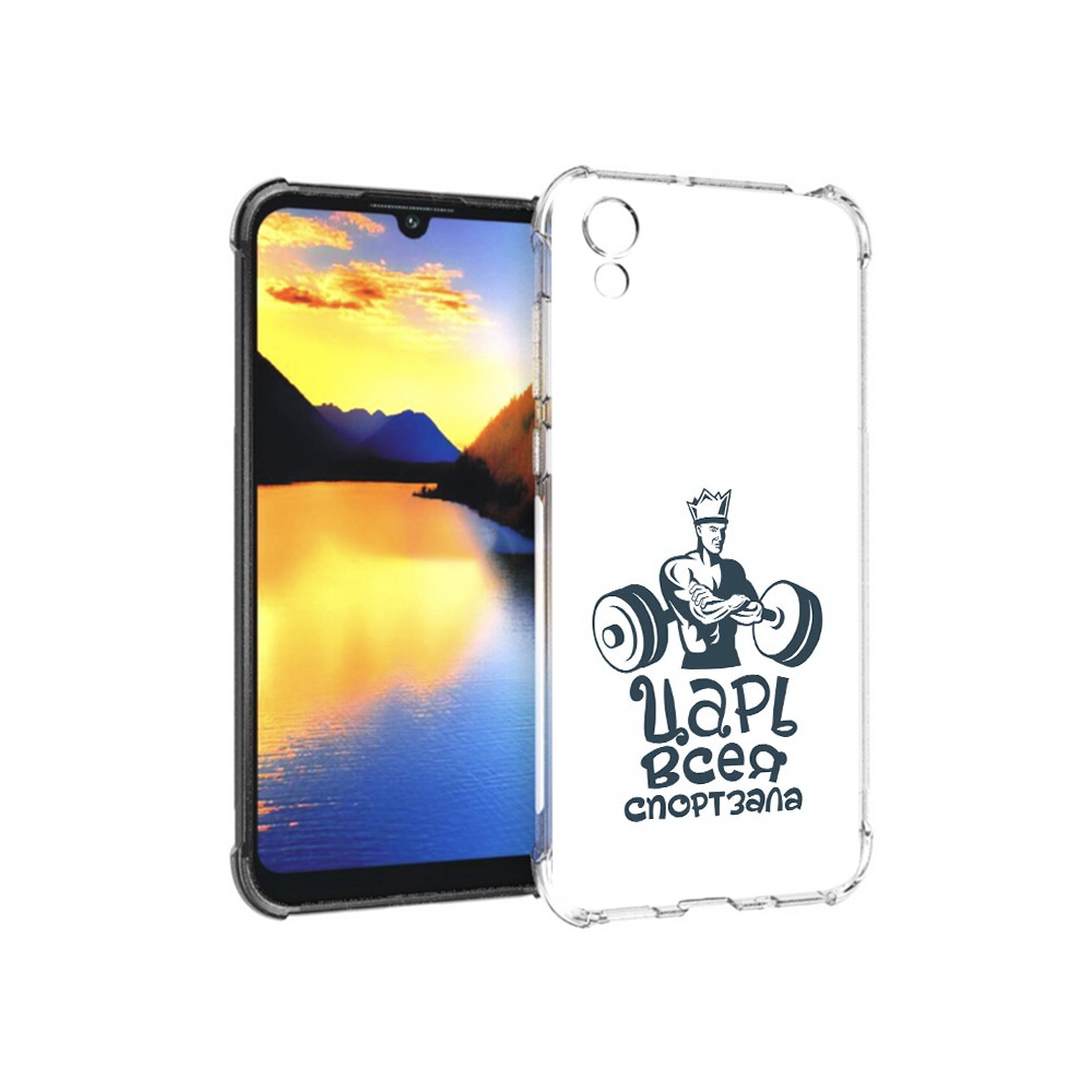 

Чехол MyPads Tocco для Huawei Y5 бодибилдинг царь спортзала, Прозрачный, Tocco