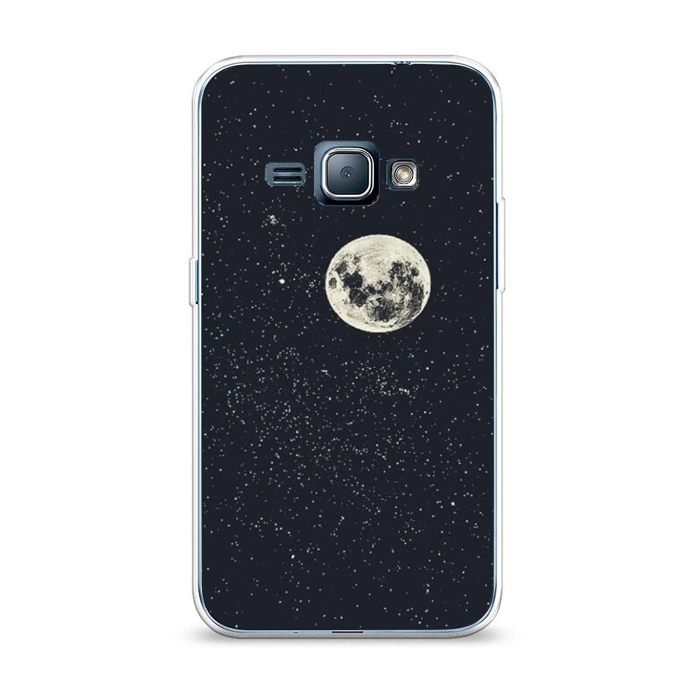 

Чехол на Samsung Galaxy J1 2016 "Полнолуние", Красный, 22150-2