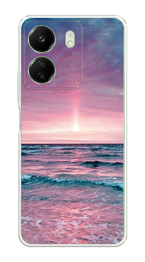

Чехол на Xiaomi Redmi 13C "Восход 3", Розовый;голубой, 320550-1