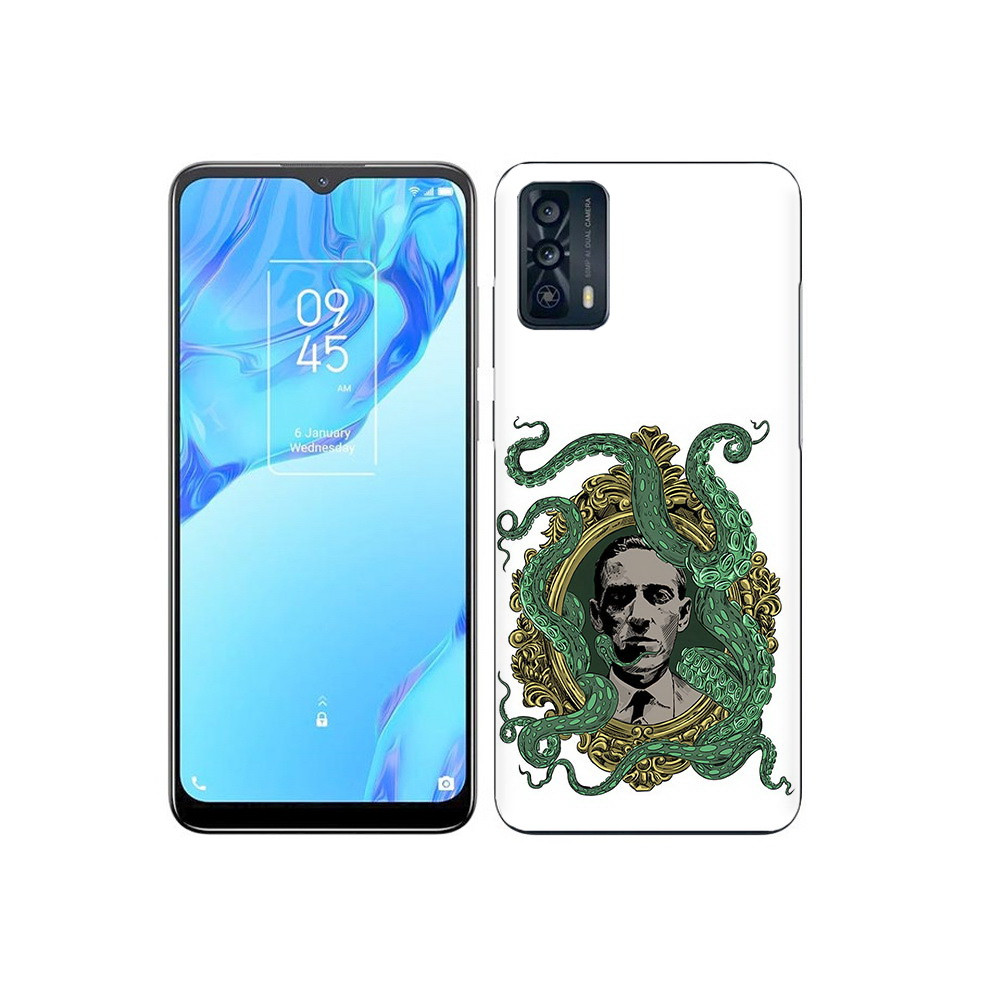 

Чехол MyPads Tocco для TCL 20B портрет с кракеном, Прозрачный, Tocco