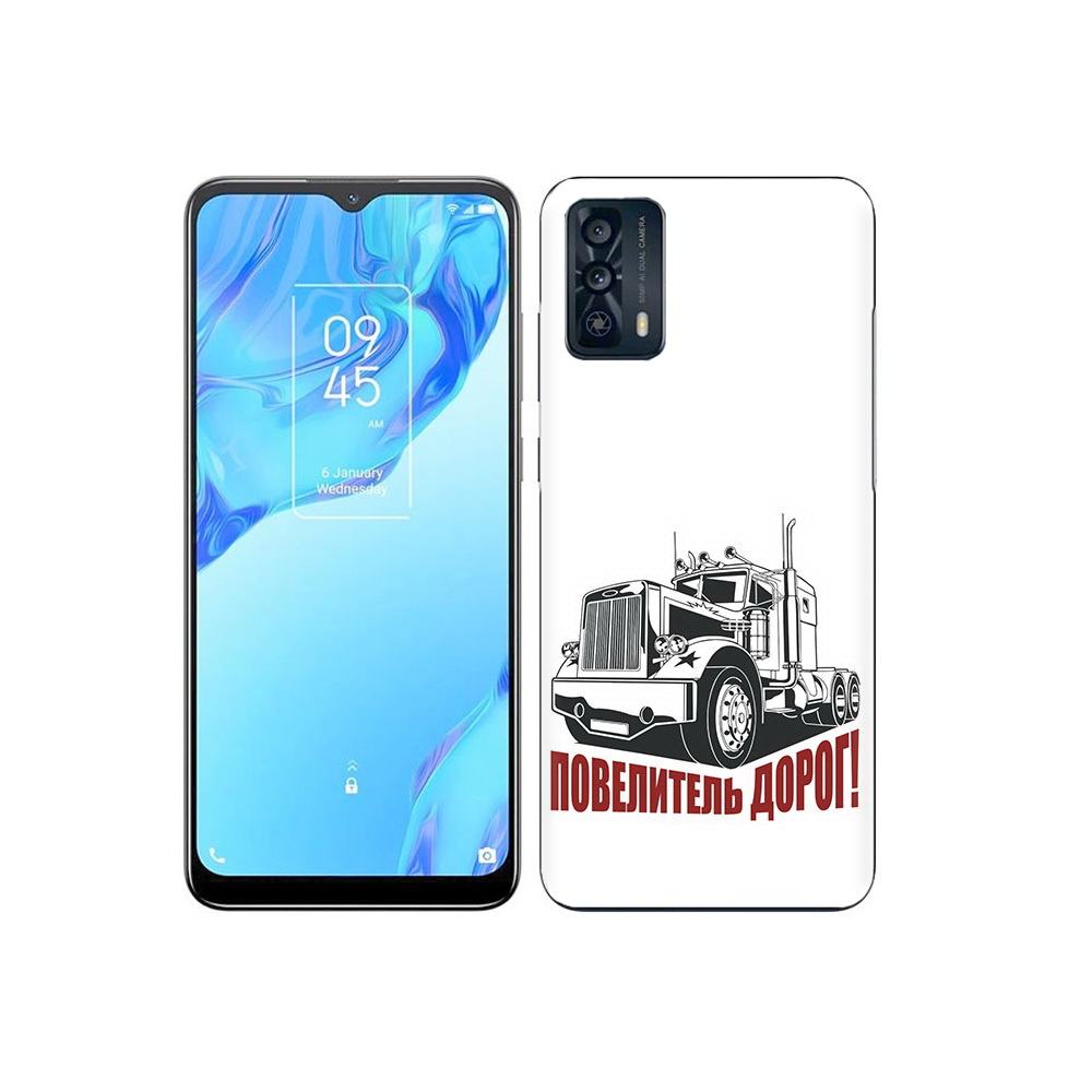 

Чехол MyPads Tocco для TCL 20B повелитель дорог, Прозрачный, Tocco