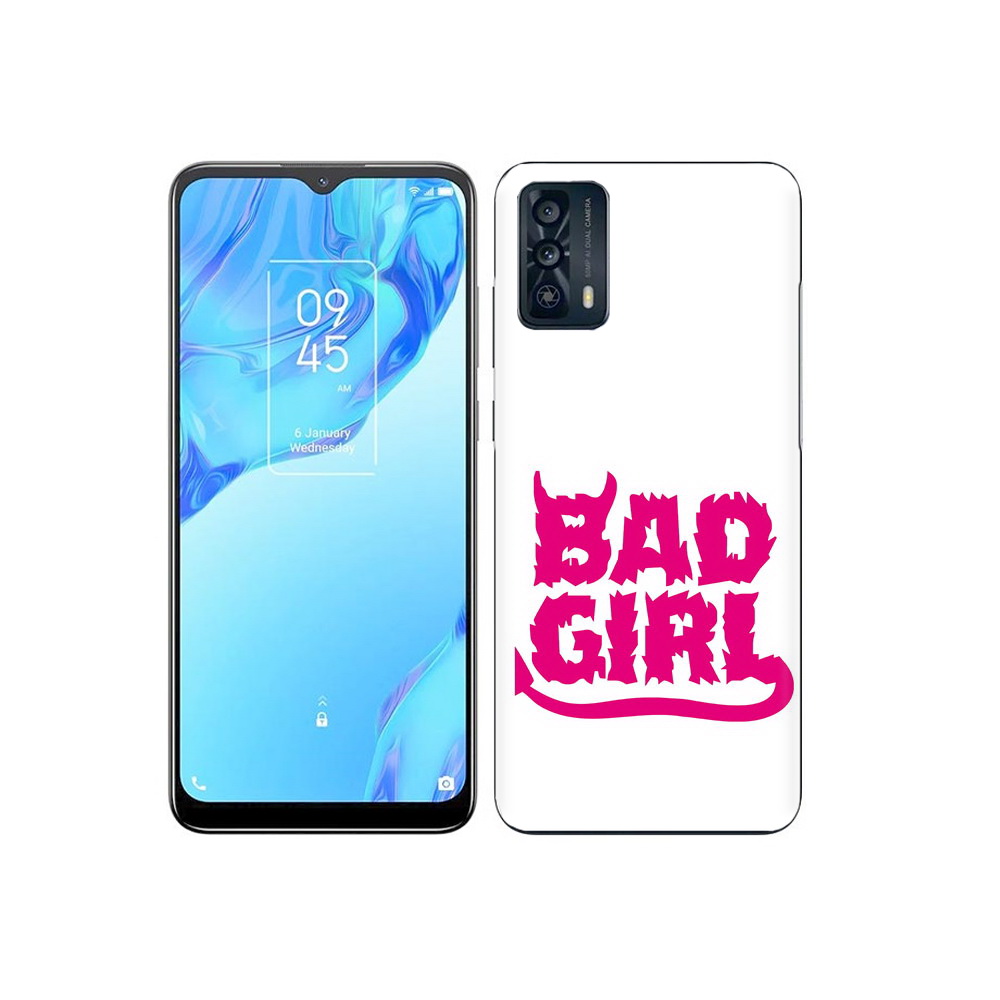 

Чехол MyPads Tocco для TCL 20B плохая девочка, Прозрачный, Tocco