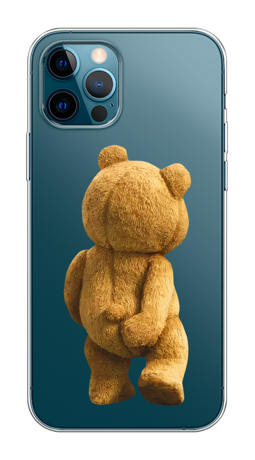 

Чехол на Apple iPhone 12/12 Pro "Медвежья спина", Коричневый;прозрачный, 12850-1