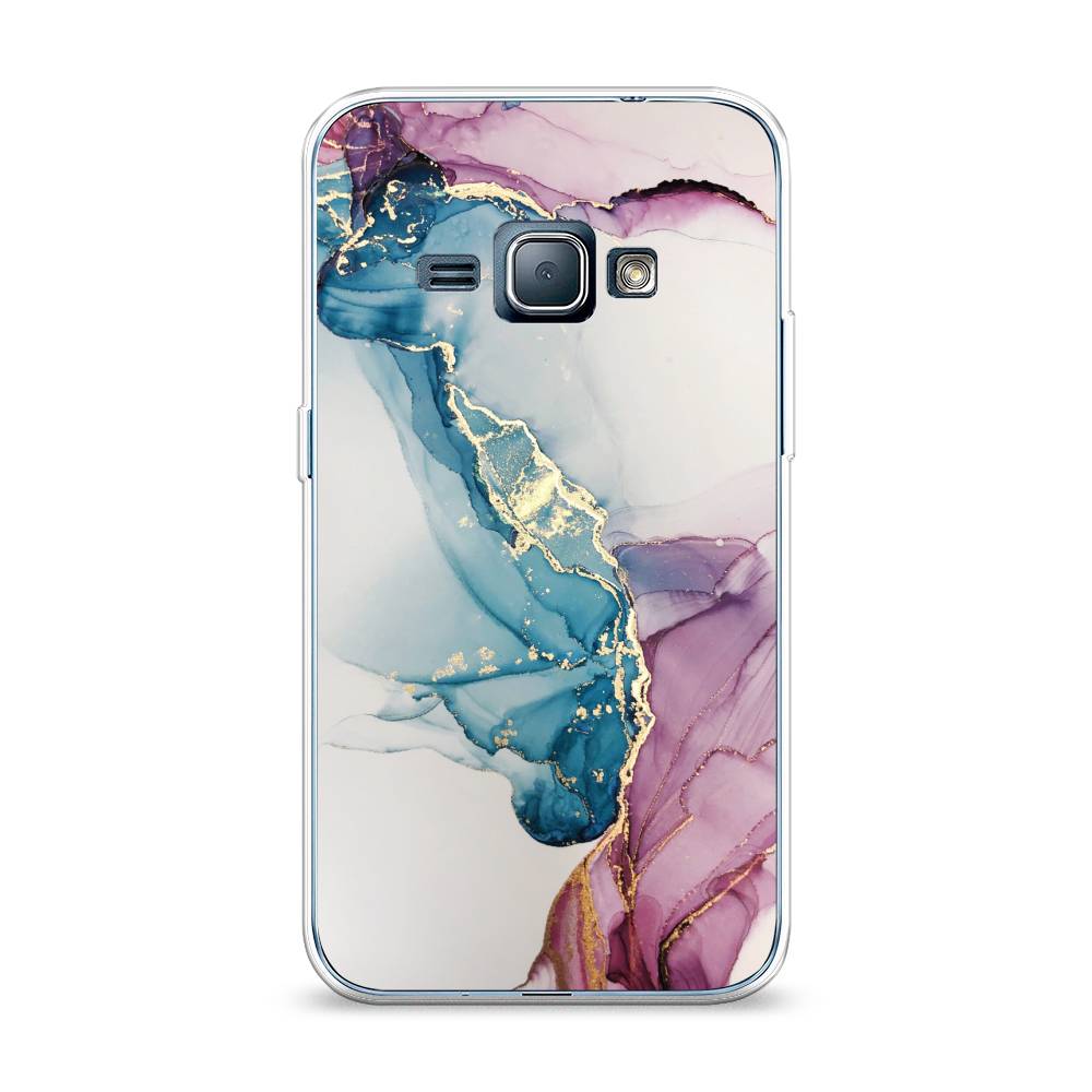 

Чехол на Samsung Galaxy J1 2016 "Розовые разводы рисунок", 22150-3