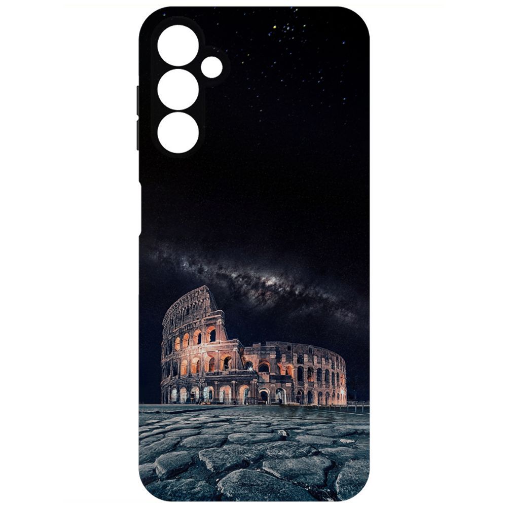 

Чехол-накладка Krutoff Soft Case Италия, Колизей для Samsung Galaxy A14 4G A145 черный