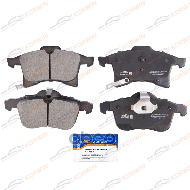 

Колодки тормозные перед. ECOLine. Opel Astra H 04-/Combo 01-/Zafira B 05-