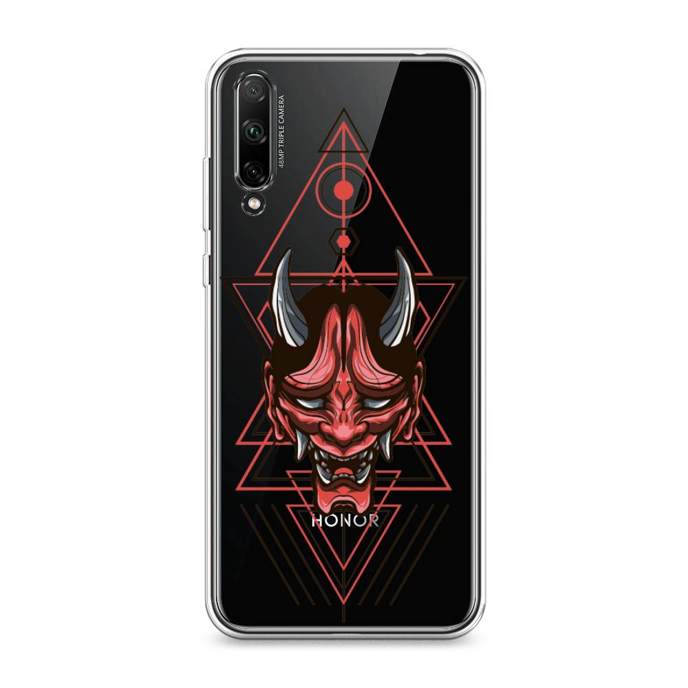 

Чехол для Honor 30i "Hanya Oni mask", Серый;красный;черный, 6104050-4