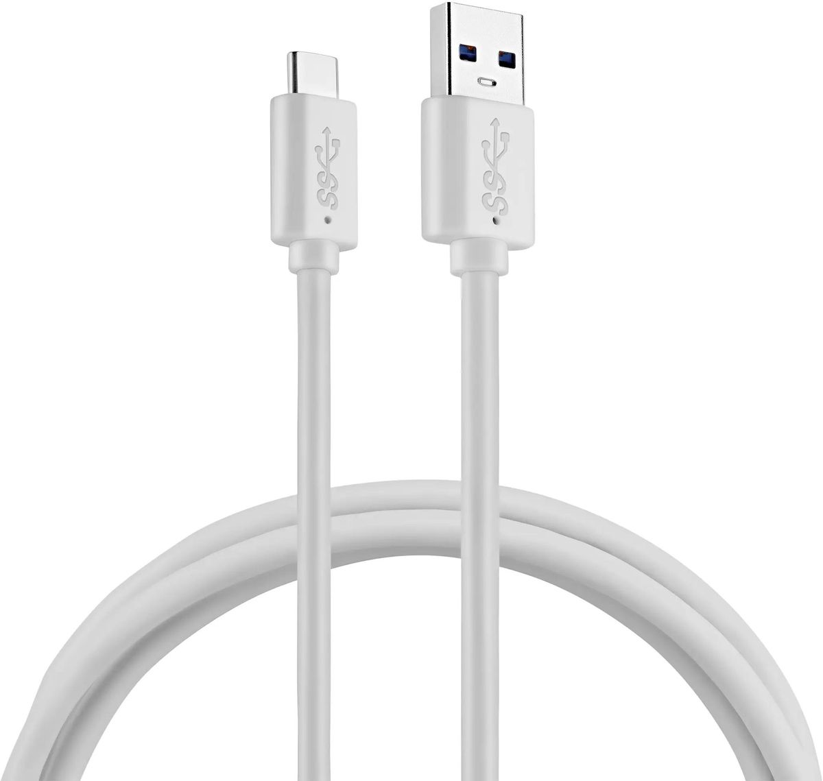 

Кабель Buro USB - Type-C, 2.4 А, 1 м, белый (bhp usb3-tpc 1)
