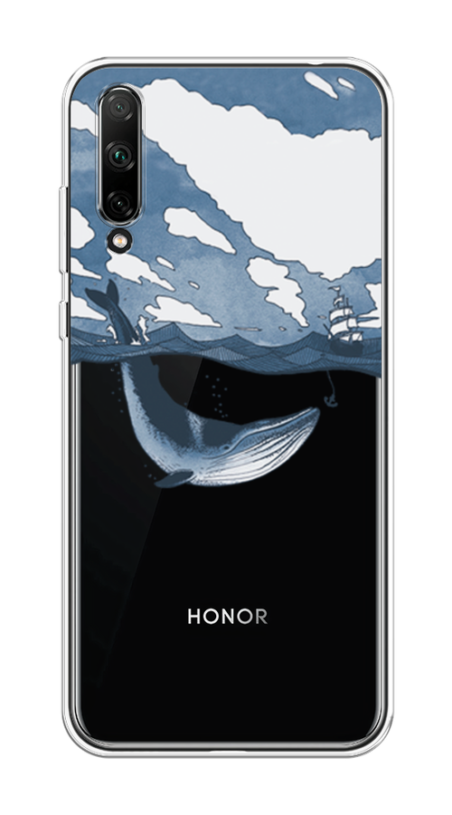 

Чехол на Honor 30i "Большой кит", Синий, 6104050-1