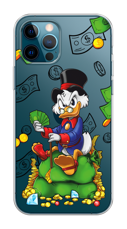 

Чехол на Apple iPhone 12/12 Pro "Scrooge Richness", Черный;синий;зеленый, 12850-1