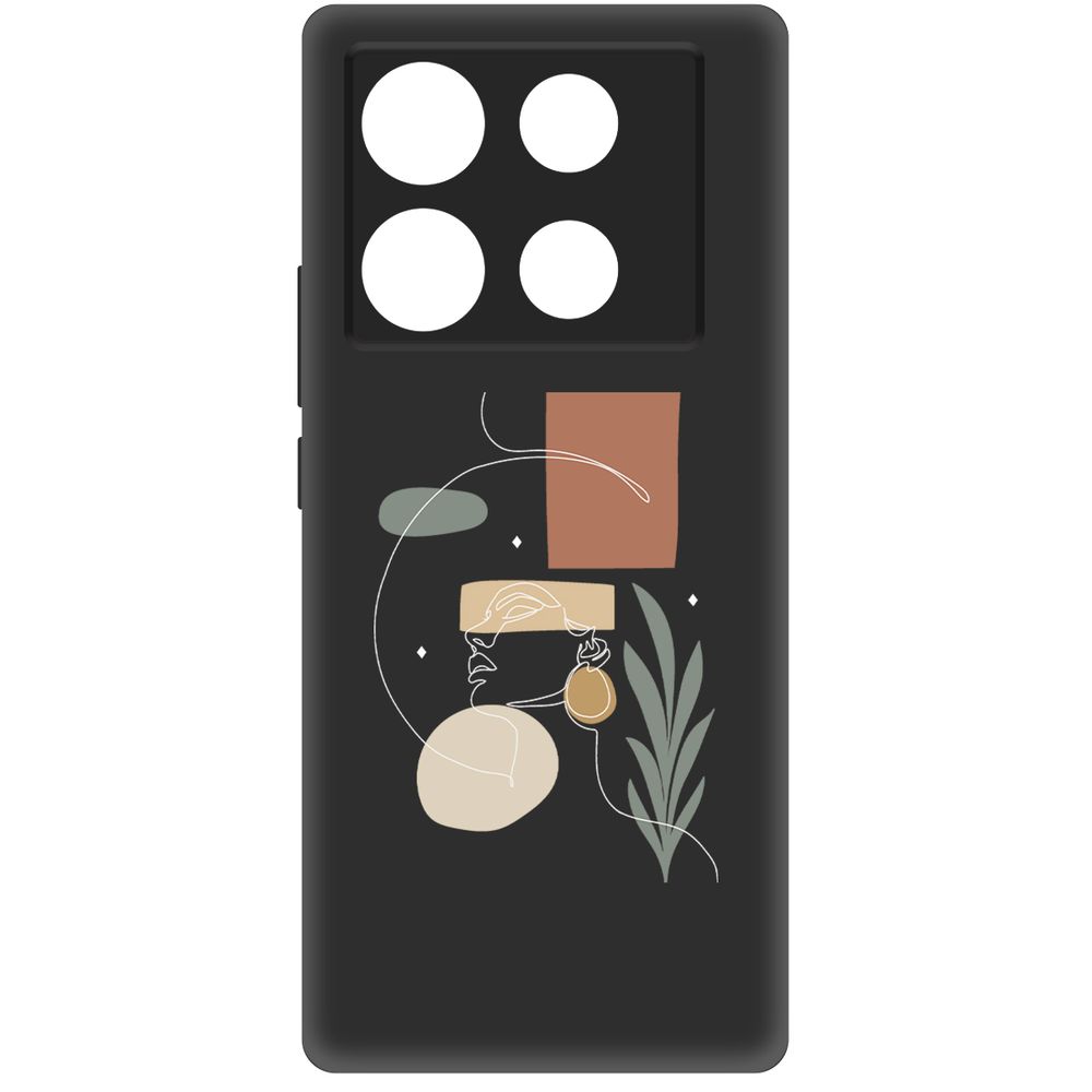 

Чехол-накладка Krutoff Soft Case Элегантность для INFINIX Note 40 черный