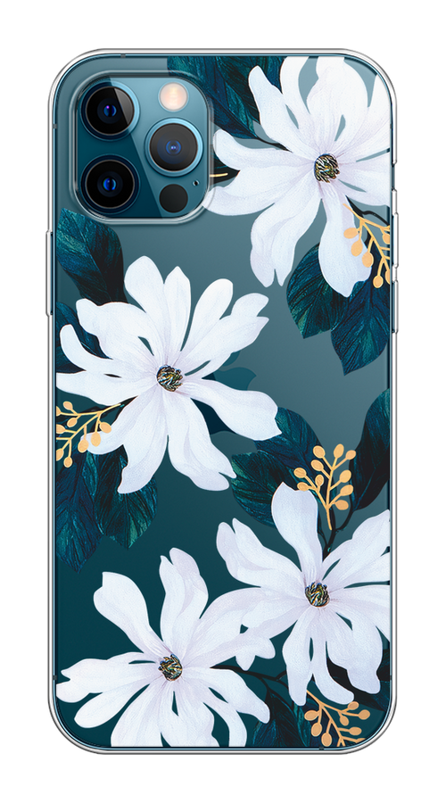 

Чехол на Apple iPhone 12/12 Pro "Delilah Flower", Зеленый;белый, 12850-1