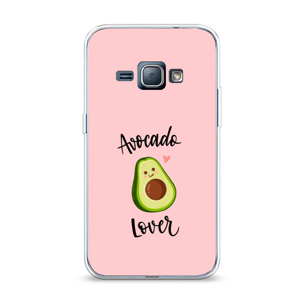 

Чехол на Samsung Galaxy J1 2016 "Avocado lover", Розовый;зеленый, 22150-6