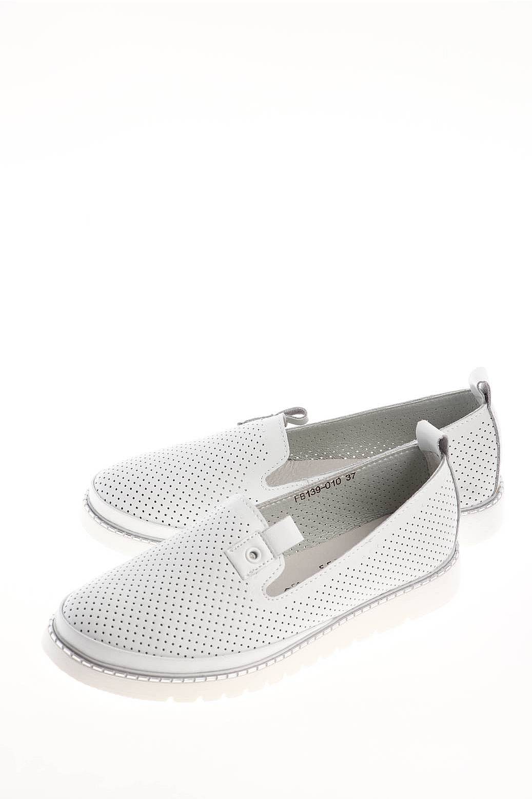 

Слипоны женские Baden FB139-010 белые 37 RU, FB139-010