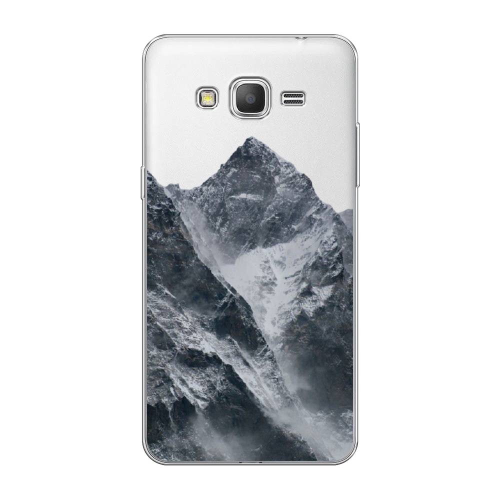 

Чехол на Samsung Galaxy Grand Prime "Горы арт 4", Серый;бежевый, 21950-2