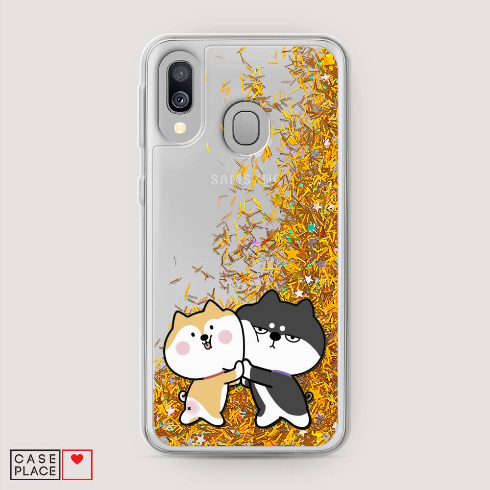 

Чехол Awog на Samsung Galaxy A40 "Обнимашки акита", Разноцветный, 28090-1