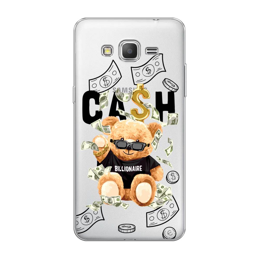 

Чехол на Samsung Galaxy Grand Prime"Big cash", Черный;серый;бежевый, 21950-6