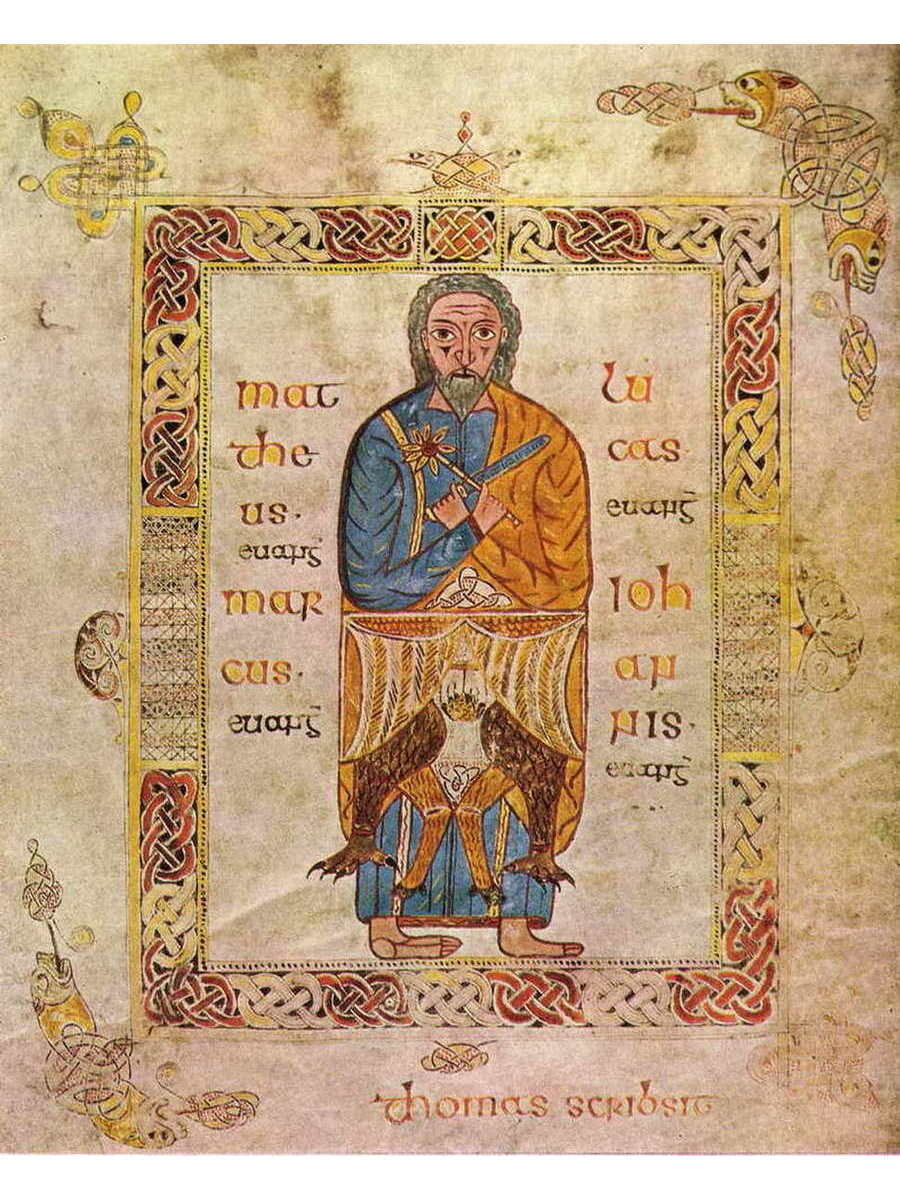 

Постер DRABS A3 Каролингский иллюстратор 9 века. Евангелиарий из Трира