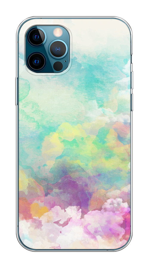 

Чехол на Apple iPhone 12/12 Pro "Воздушное небо", Белый;голубой;розовый;желтый, 12850-1