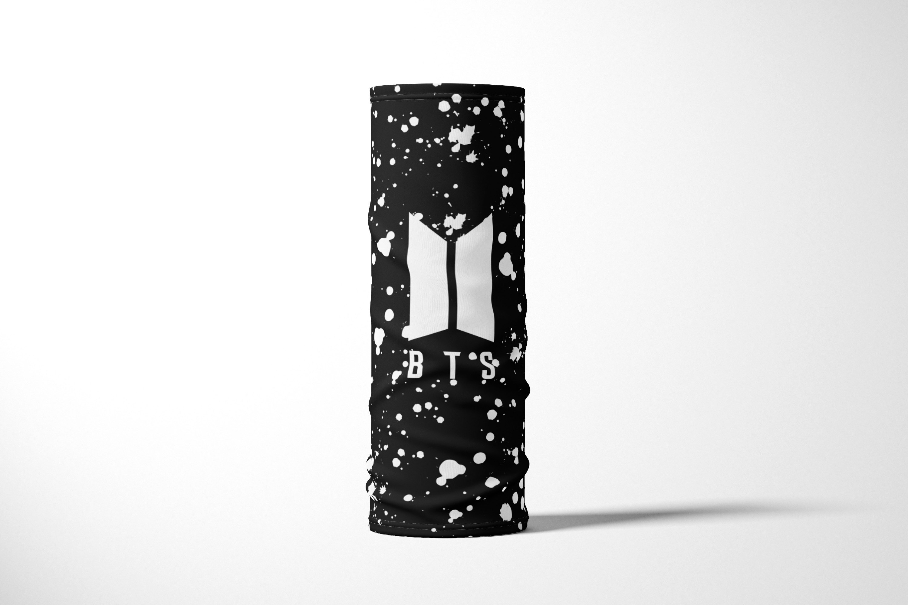 

Бандана / Бафф / Снуд-трансформер / K pop / BTS, Черный;белый, BBuffVM_VM1627859