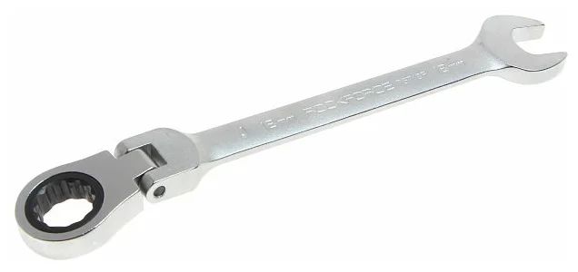 Ключ Комбинированный 18Х18Мм Трещоточный С Подвижной Головкой Rockforce комбинированный короткий ключ force 15мм 755s15