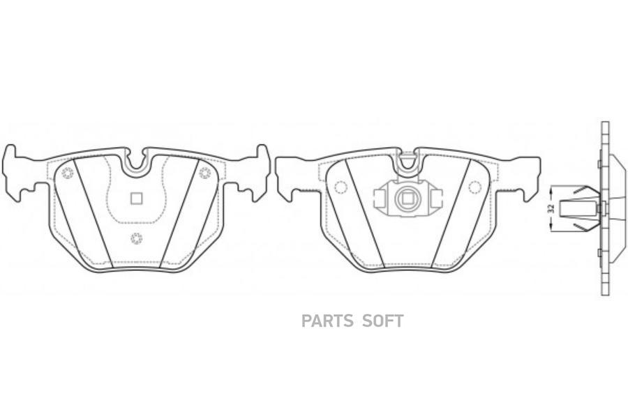 

Колодки торм диск зад к-т BMW X6 3.0 2009 - 2014 BMW X5 3.0 2008 - 2013 BMW X5 3.0 201