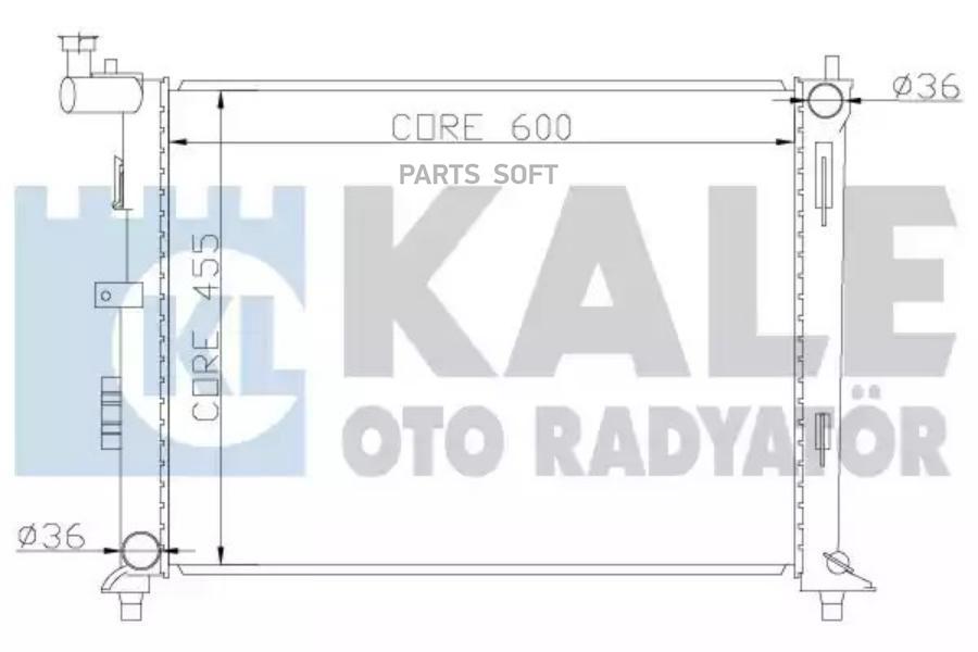 

Радиатор Kia Ceed/Ceed SW/PRO Ceed 06>12 KALE 341980