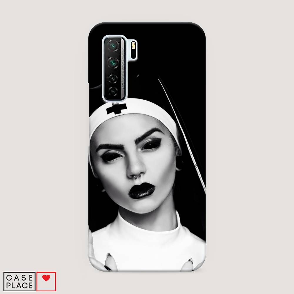 фото Чехол awog "черная монашка" для huawei nova 7 se