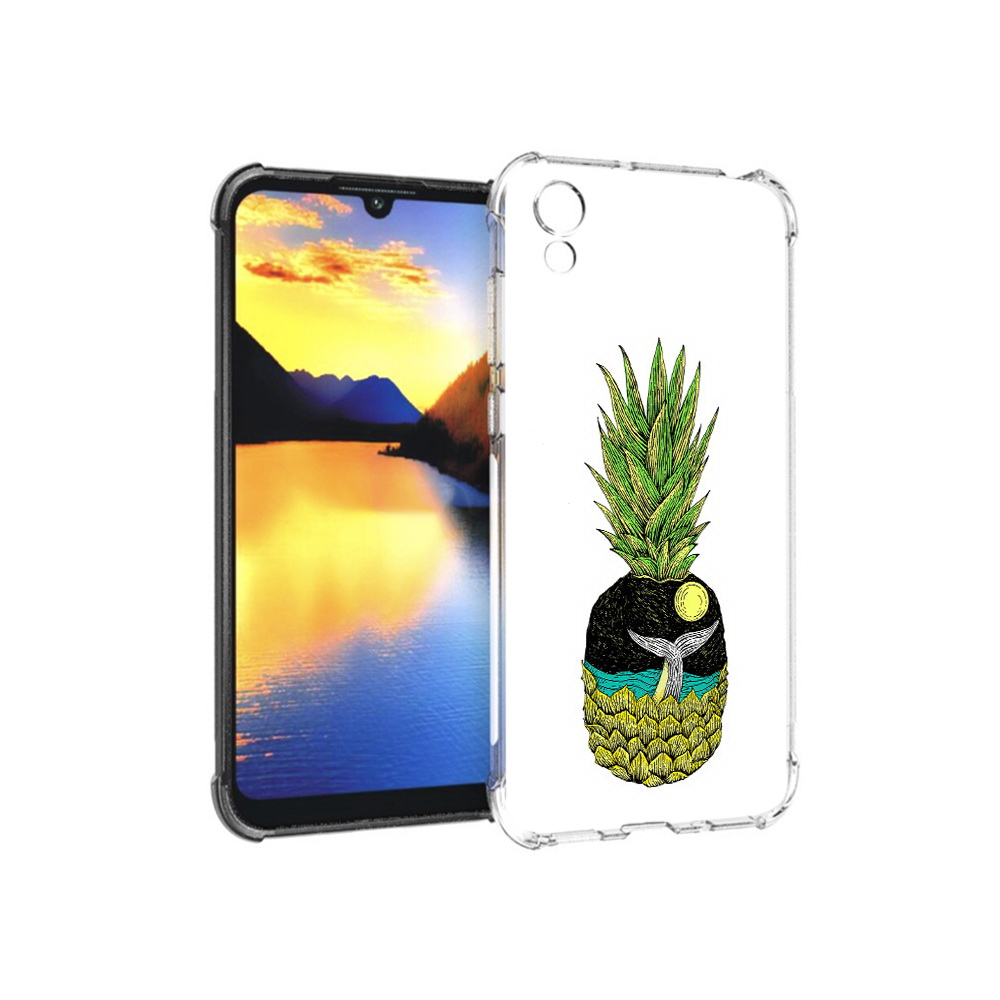 

Чехол MyPads Tocco для Huawei Y5 ананас с китом, Прозрачный, Tocco