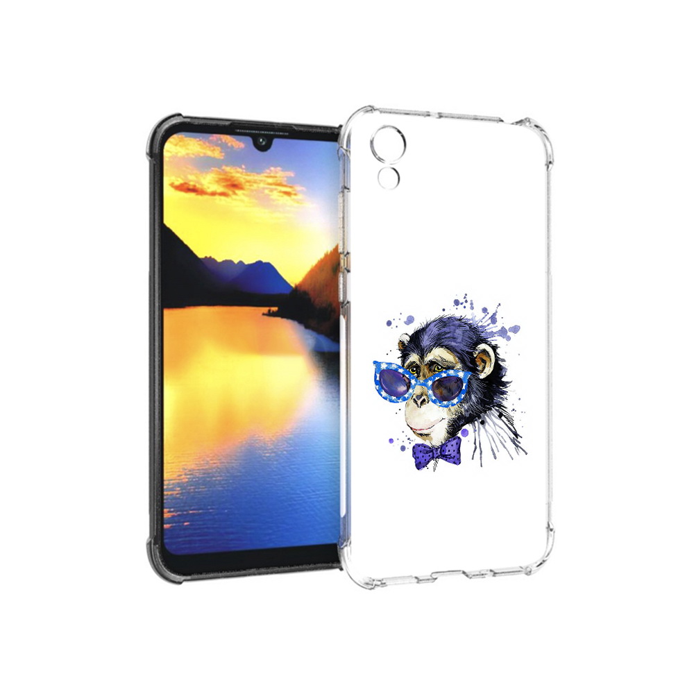 

Чехол MyPads Tocco для Huawei Y5 акварельная обезьяна, Прозрачный, Tocco