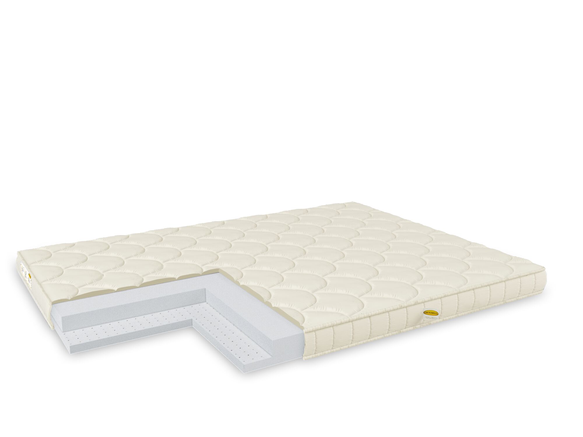 

Матрас Benartti Mix Comfort 180x185, Бежевый, Mix Comfort