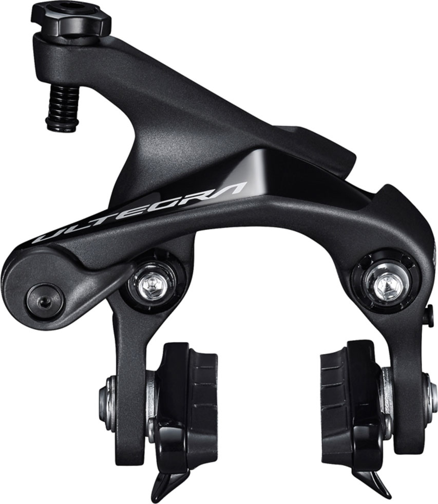 

Тормоз клещевой Ultegra, R8110-RS, задн seat stay, direct mount, колодки R55C4, Черный