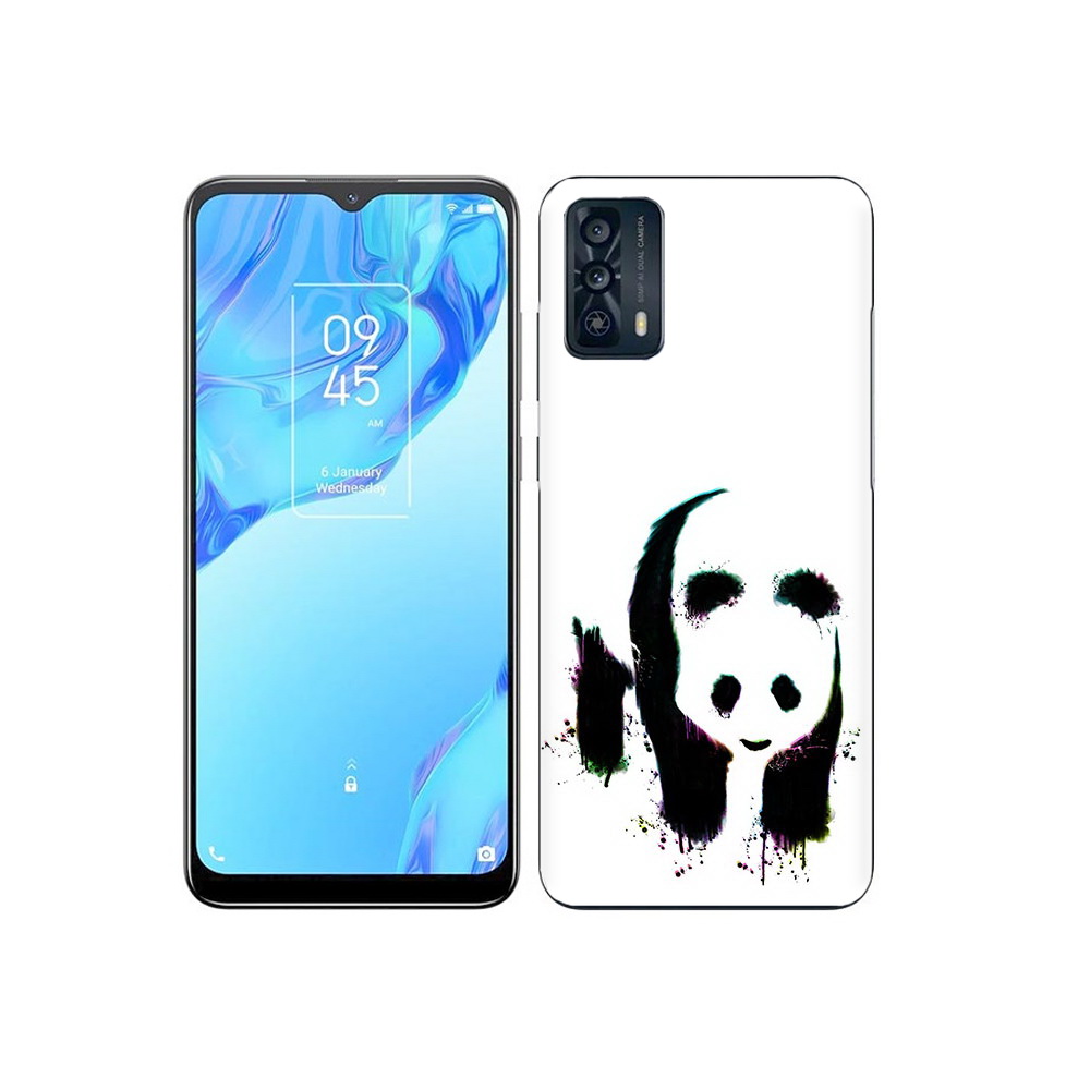 

Чехол MyPads Tocco для TCL 20B панда в акварели, Прозрачный, Tocco