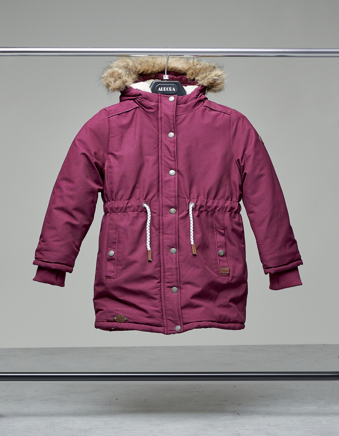 

Парка детская MTFORCE 2490, claret, 116, Бордовый, 2490