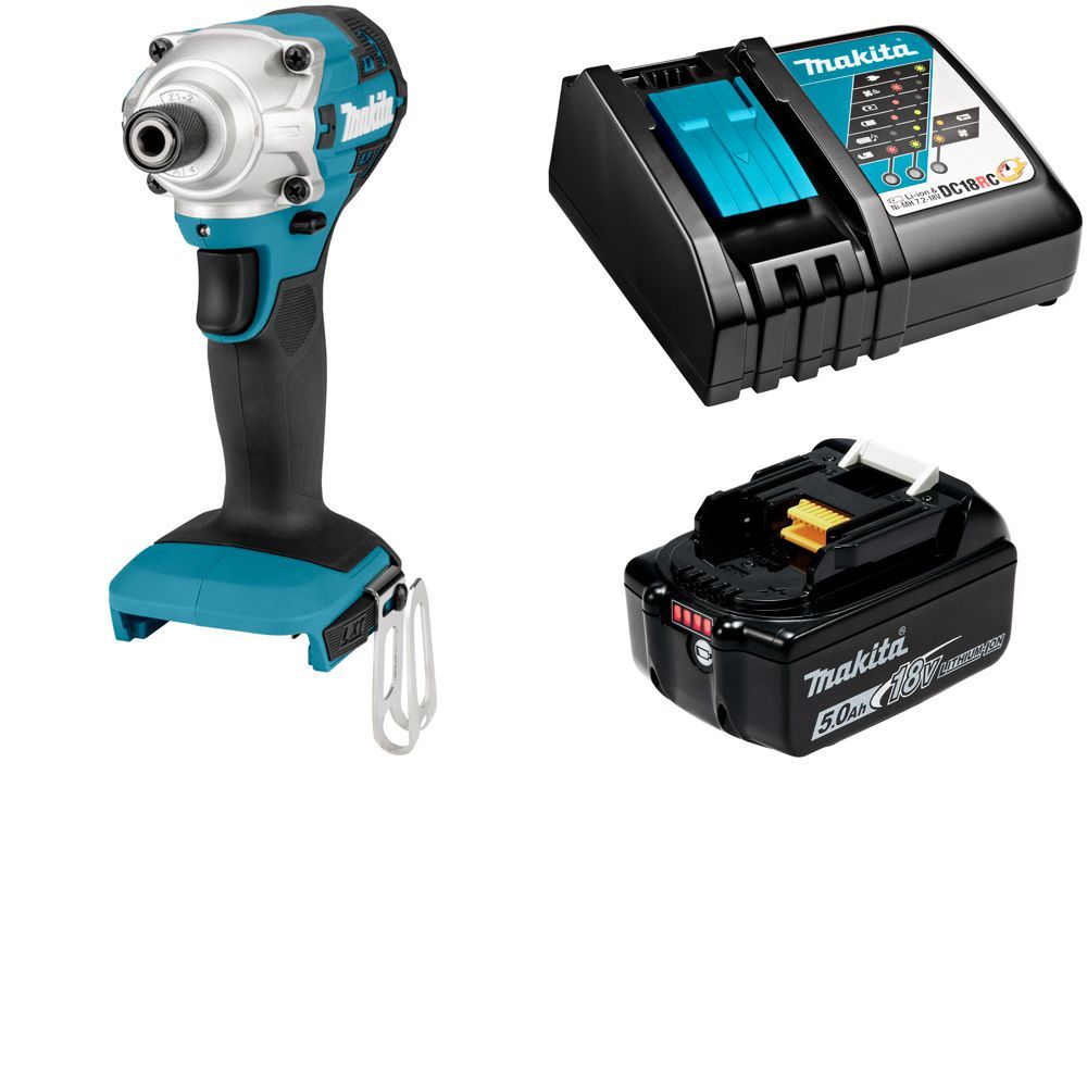 

Шуруповерт импульсный аккумуляторный Makita DTD156RT, 5Ач, з/у, DTD156RT