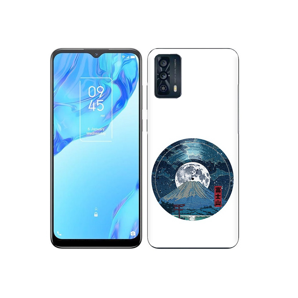 

Чехол MyPads Tocco для TCL 20B нарисованная виниловая гора с луной, Прозрачный, Tocco