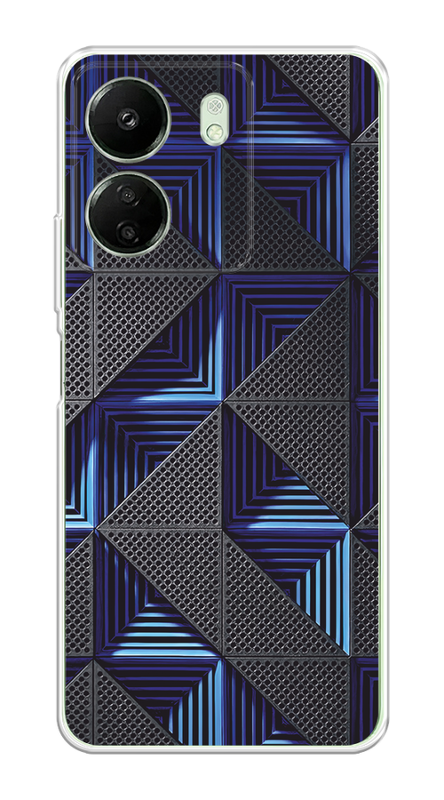 

Чехол на Xiaomi Redmi 13C "IBM", Серый;синий, 320550-1