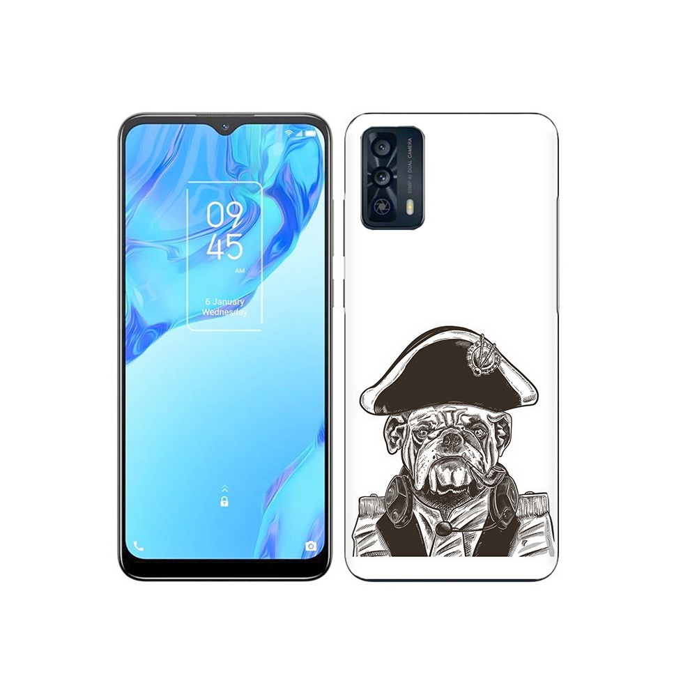 

Чехол MyPads Tocco для TCL 20B мопс генерал, Прозрачный, Tocco