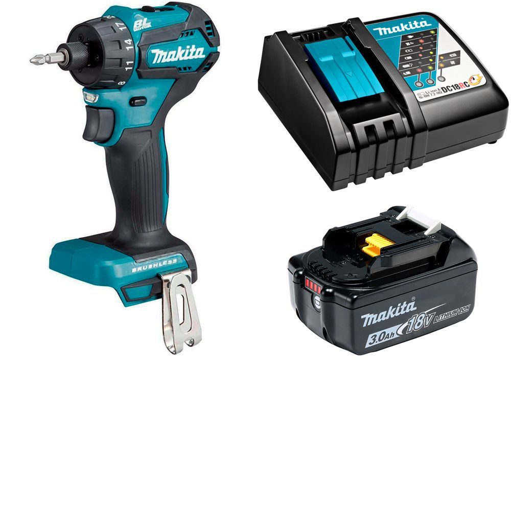 

Аккумуляторная дрель-шуруповерт Makita DDF083RF, акк 3Ач и з/у, DDF083RF