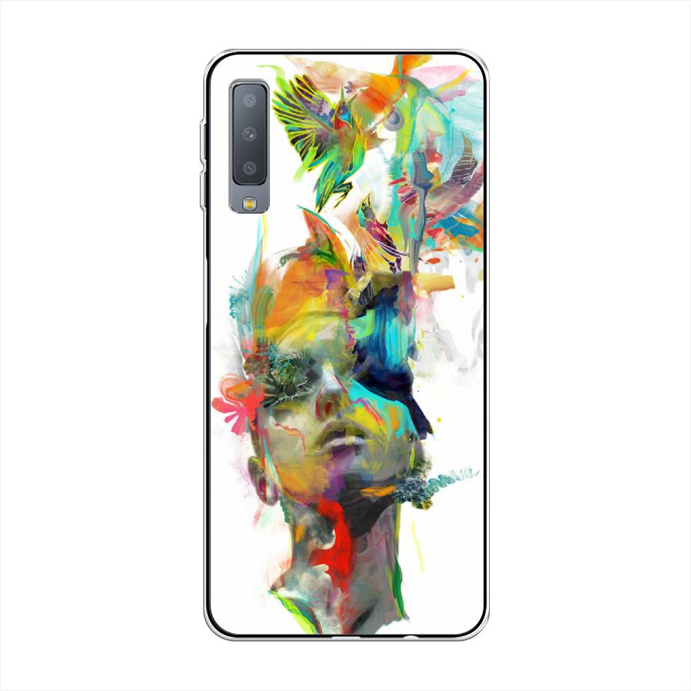 

Чехол Awog на Samsung Galaxy A7 2018 "Теория мечты", Зеленый, 26750-10