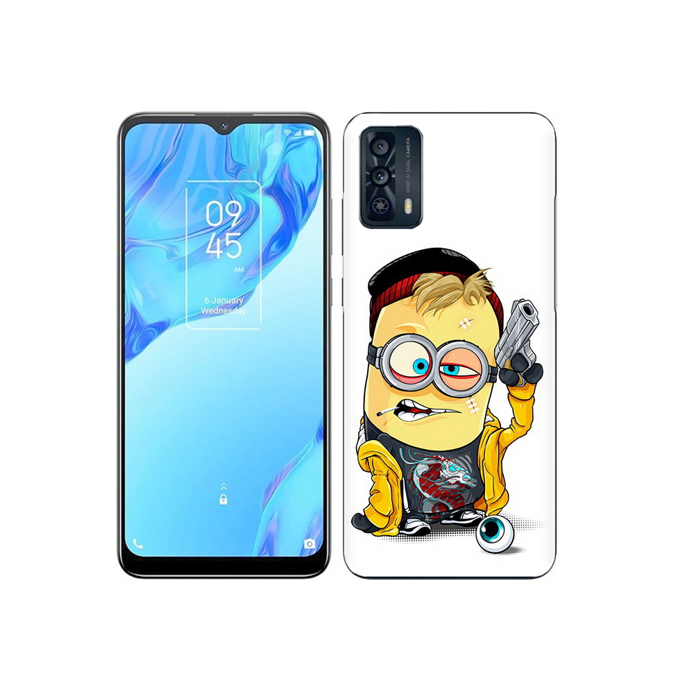 

Чехол MyPads Tocco для TCL 20B миньон бандит, Прозрачный, Tocco