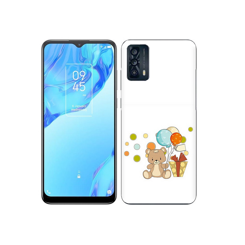 

Чехол MyPads Tocco для TCL 20B медвеженок с подарком, Прозрачный, Tocco