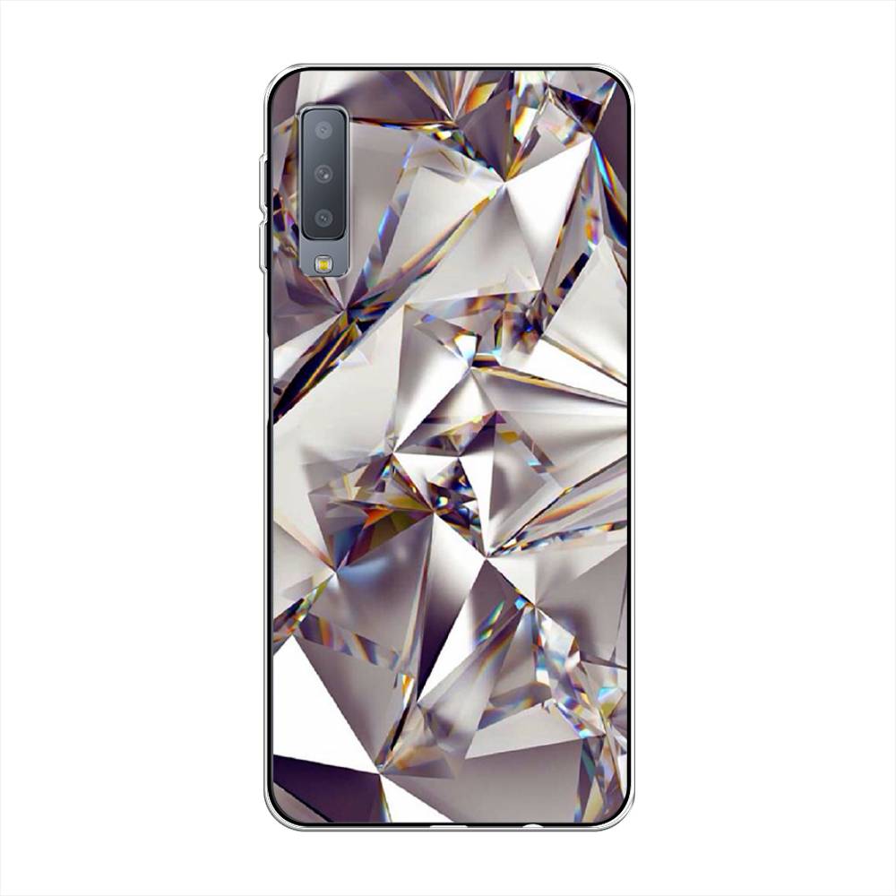 

Чехол Awog "Бриллианты" для Samsung Galaxy A7 2018, Серебристый;бежевый, 26750-7