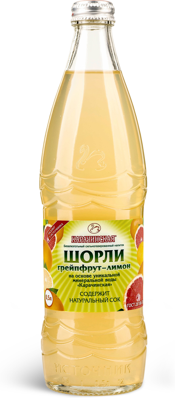 

Газированный напиток Шорли Грейпфрут-лимон 0,5 л