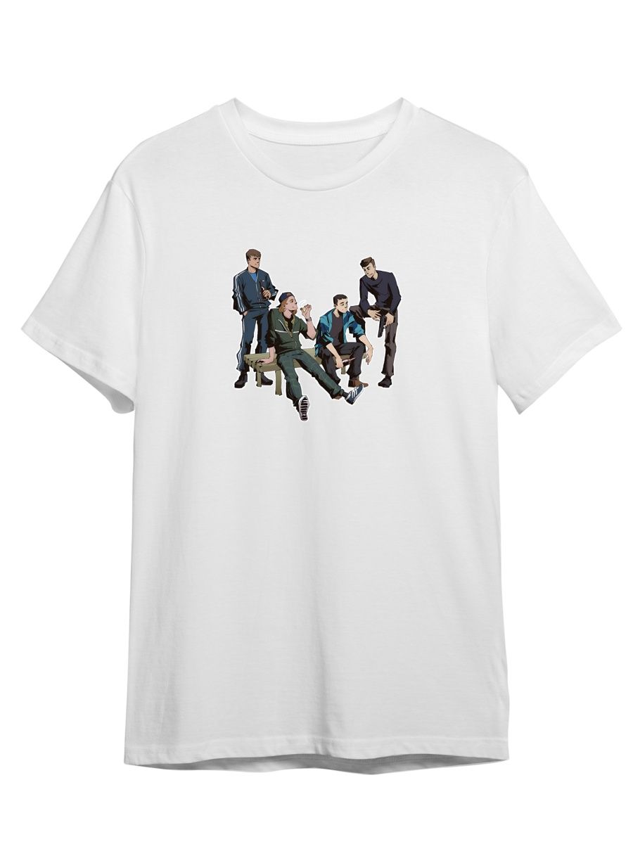 

Футболка унисекс СувенирShop Бригада/Саша Белый/Космос/Пчела/Фил 3 белая XS, "Бригада/Саша Белый/Космос/Пчела/Фил" 3