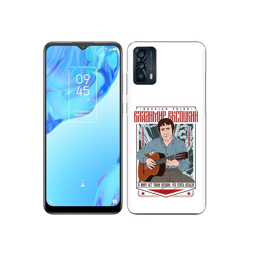

Чехол MyPads Tocco для TCL 20B Владимир Высоцкий, Прозрачный, Tocco