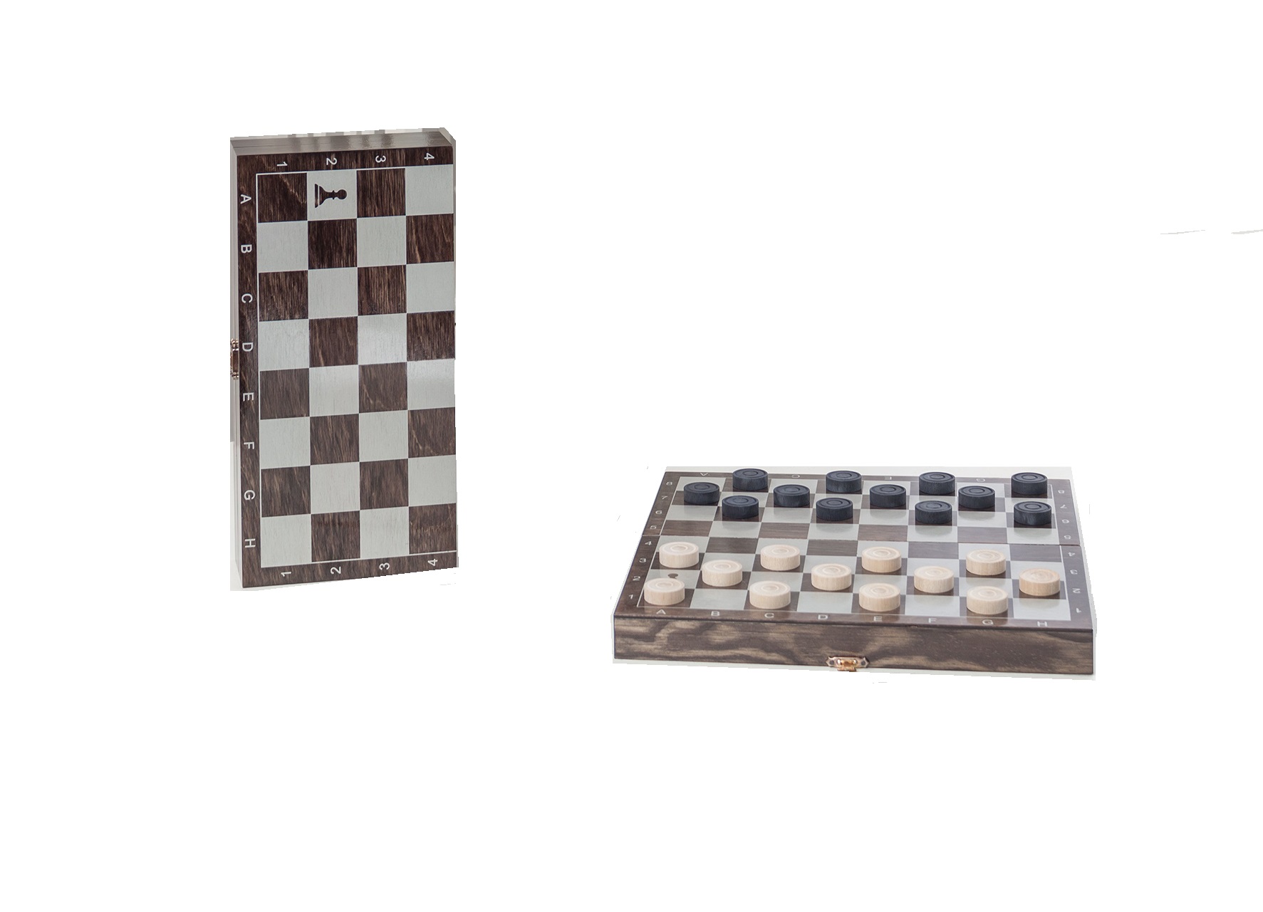 фото Настольная логическая игра libera шашки деревянные 176-17